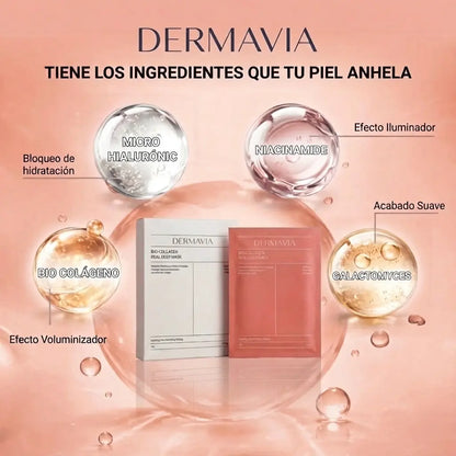 Dermavia™ Bio-Collagen Mask — Piel de Cristal Mientras Duermes